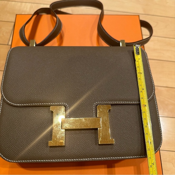 Hermes Constance 24, color etoupe jn epsom leather - Picture 10 of 13